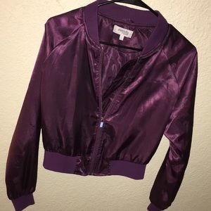 Satin Bomber Jacket
